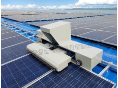 屋面电站专用光伏板清扫机器,光伏无水清洁机器图1