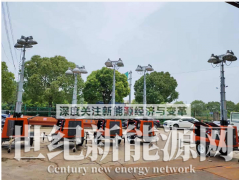 卡塔尔太阳能灯塔，牵引式太阳能拖车图2